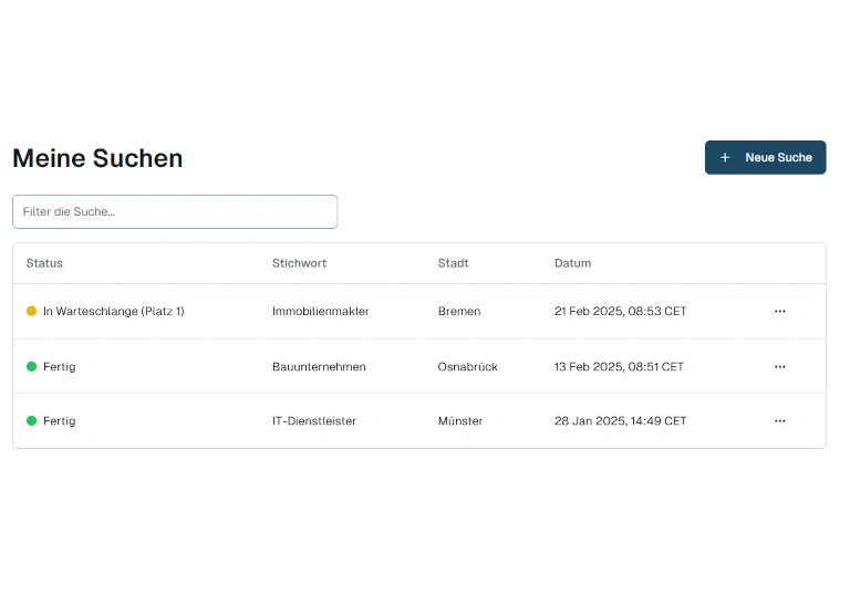 Warteschlange Interface